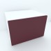 Armonia Comoda alba cu o usa cu sistem push front MDF Rosu